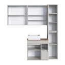 Ver imagem 6 de Conjunto de Banheiro Suspenso Gabinete/Cuba/Espelheira/Armários 148cm Multimóveis Crart-CON022 -
