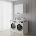Ver imagem 1 de Armário para Lavanderia 2 Portas Branco Carraro