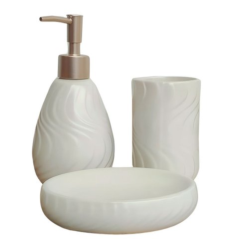 Conjunto para Banheiro 3 Peças Bancada Pia Organização