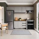 Ver imagem 1 de Cozinha Completa Modulada 4 Peças 280cm com Tampo Tóquio Cinza Casamia