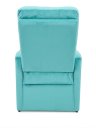 Ver imagem 3 de Poltrona Papai Luxo Reclinavel para Estenção de Cilios , Amamentação Organica* Sued*Azul Tiffany