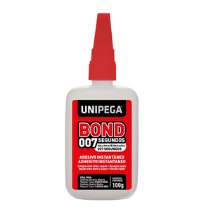 Adesivo Instantâneo 100g Bond 007 Unipega
