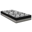Ver imagem 1 de Colchão Ortobom Solteirão ISO Double Face EPS Espumas D28 e D33 Cinza/Preto 108X198X20