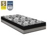 Colchão Ortobom Solteirão ISO Double Face EPS Espumas D28 e D33 Cinza/Preto 108X198X20 - 2