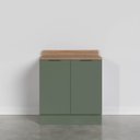 Ver mais imagens de Balcão 2 Portas Com Tampo e Rodapé Ipanema CabeCasa MadeiraOriginals