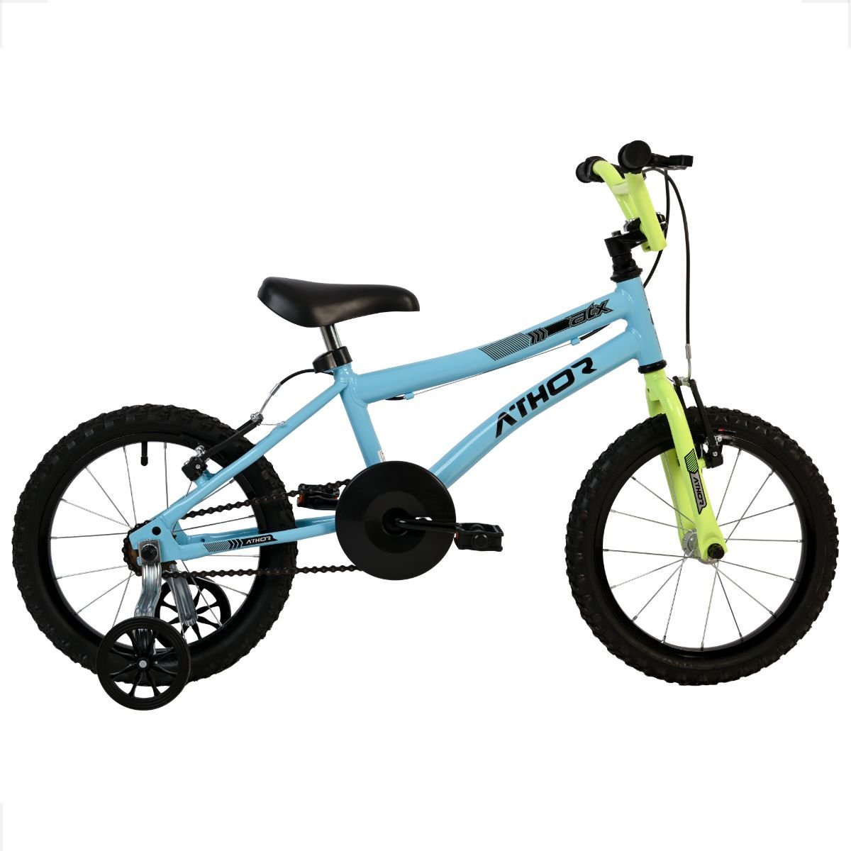 Bicicleta Infantil Aro 16 Athor Atx Tipo Bmx Top com Rodinha:azul