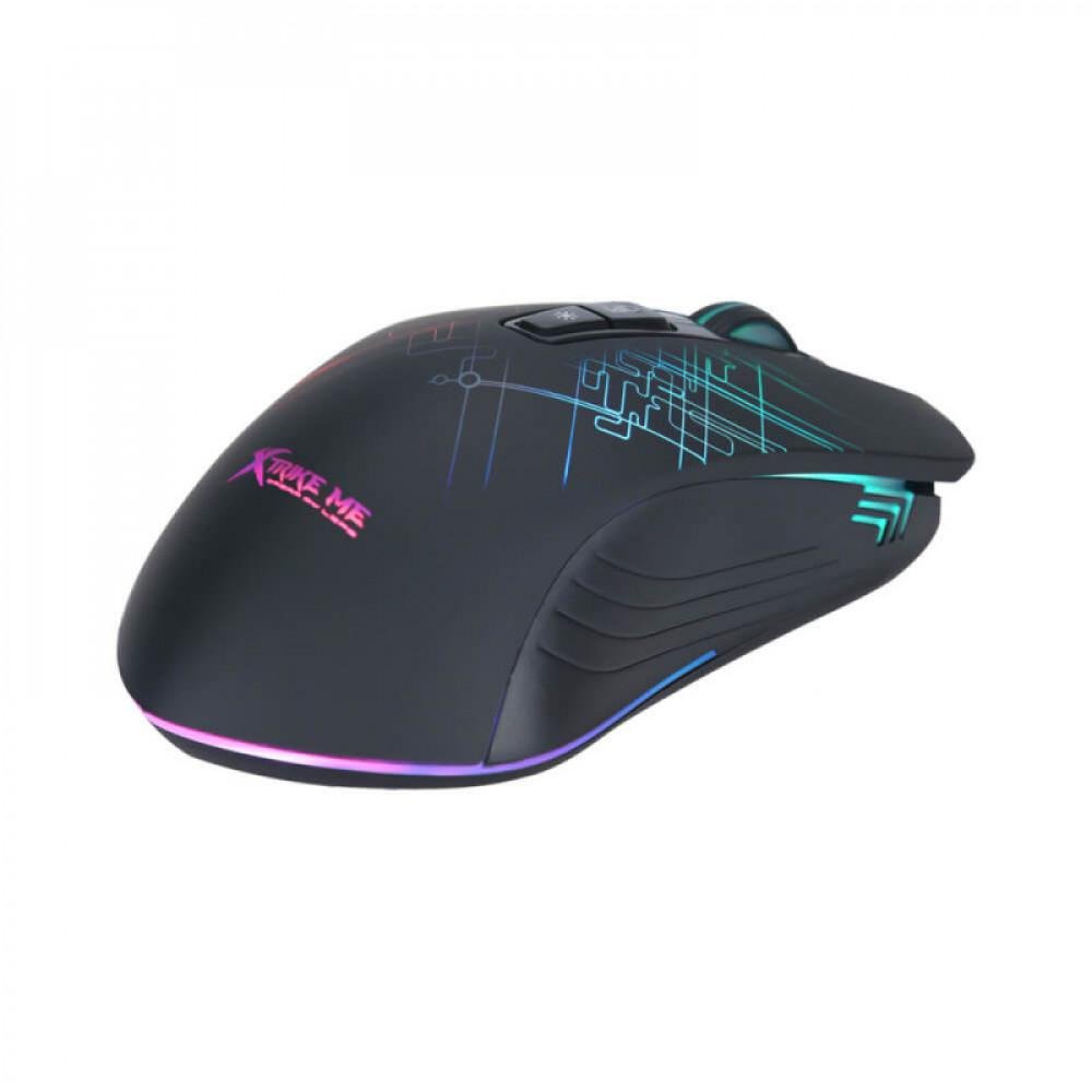 Mouse Gamer Xtrike Me Gm-510, Rgb, 7 Botões 6400 Dpi - Preto - 2