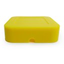 Ver imagem 4 de Kit 2 Cinzeiro de Silicone Quadrado Não Queima Não Quebra Resistente em Borracha Cor:amarelo