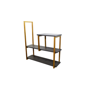 Nicho TRIPLO metalon 90X20 CINZA ESCURO/DOURADO  METALICO 03