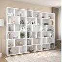 Ver imagem 1 de Kit 3 Estantes para Livros 204,2x180cm Xangai Branco