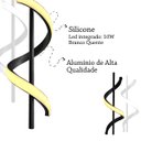 Ver imagem 2 de Pendente Led Preto Moderno Espiral 10w Quarto Sala Bet30