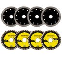 Ver imagem 1 de Kit 8 Disco Serra Circular Lâmina 110mm Mármore Concreto