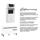 Ver imagem 7 de Kit Cozinha Compacta com Balcão 120cm Menu Móveis Branco