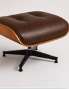 Ver imagem 6 de Poltrona Charles Eames com Puff - Freijó em Couro Café