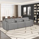 Ver imagem 1 de Sofá 3 Lugares 298cm Linho Lutz Yescasa