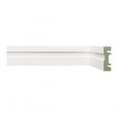 Ver imagem 1 de Rodapé MDF Frisado 5CMX2,40m 502 Moldufama Kit 48m