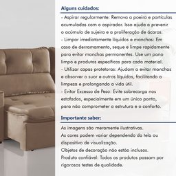 Sofá Retrátil e Reclinável 2 Lugares 200cm Beny - 9
