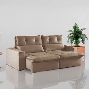 Sofá Retrátil e Reclinável 2 Lugares 200cm Beny