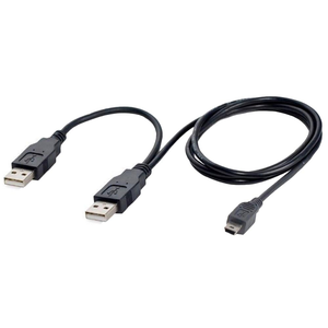 Cabo Y Usb 2.0 a Macho P/ Usb 2.0 a Macho + Usb 5 Pinos