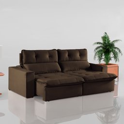 Sofá Retrátil e Reclinável 2 Lugares 200cm Beny - 1