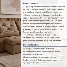 Sofá Retrátil e Reclinável 4 Lugares 270cm Londres Plus - 11