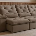 Ver imagem 6 de Sofá Retrátil e Reclinável 4 Lugares 270cm Londres Plus