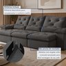 Sofá Retrátil e Reclinável 4 Lugares 270cm Londres Plus - 10
