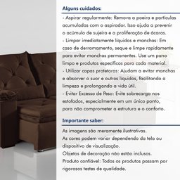 Sofá Retrátil e Reclinável 4 Lugares 270cm Londres Plus - 10