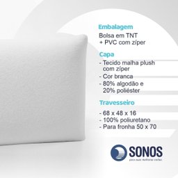 Travesseiro Sonos Marine Alto 16cm de Altura - 4