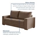 Ver mais imagens de Conjunto de Sofá 5 Lugares Suede Urban 334cm Yescasa Bege