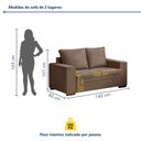 Ver imagem 3 de Conjunto Sofá 2 e 3 Lugares Urban