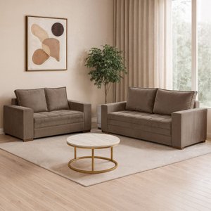 Conjunto Sofá 2 e 3 Lugares Urban