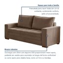 Ver imagem 7 de Conjunto de Sofá 5 Lugares Suede Urban 334cm Yescasa Bege