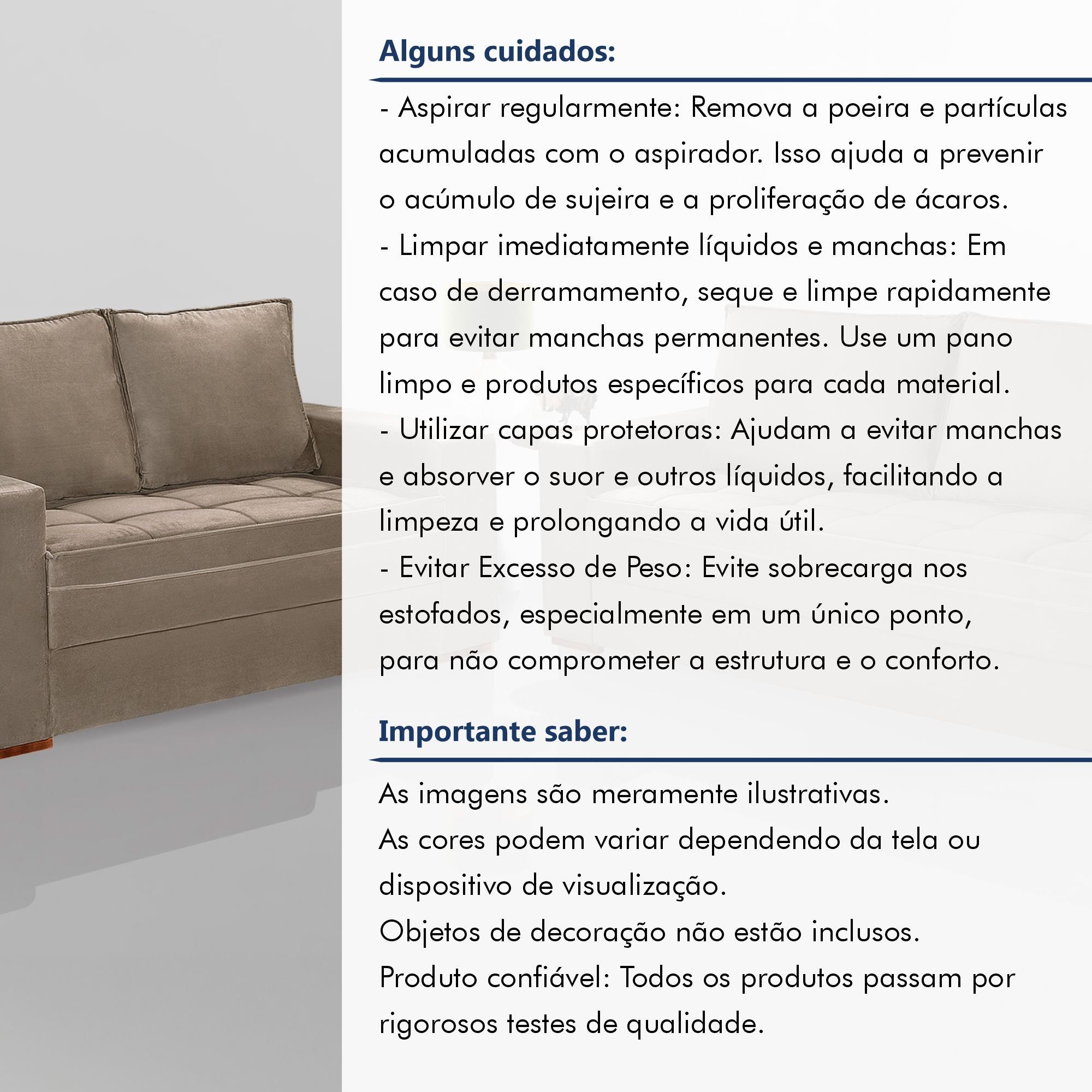 Conjunto Sofá 2 e 3 Lugares Urban - 10