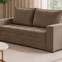 Ver imagem 6 de Conjunto de Sofá 5 Lugares Suede Urban 334cm Yescasa Bege