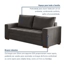 Ver imagem 7 de Conjunto Sofá 2 e 3 Lugares Urban Yescasa Suede/Cinza
