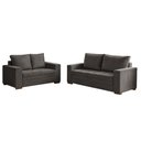 Ver imagem 2 de Conjunto de Sofá 5 Lugares Suede Urban 334cm Yescasa Cinza