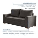 Ver imagem 7 de Conjunto de Sofá 5 Lugares Suede Urban 334cm Yescasa Cinza