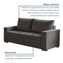 Ver imagem 6 de Conjunto de Sofá 5 Lugares Suede Urban 334cm Yescasa Cinza