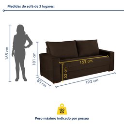 Conjunto Sofá 2 e 3 Lugares Urban - 6