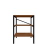 Estante Multiuso Industrial Canela com 3 Prateleiras Decoração Moderna - 3