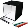 Mini Estúdio Cabine Fotográfico Portátil 60x60cm 2 Barra Led com 6 Fundos - 2