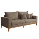 Ver imagem 2 de Sofá 3 Lugares Suede Viena 190cm Bege