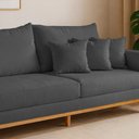 Ver mais imagens de Sofá 3 Lugares Suede Viena 190cm Cinza