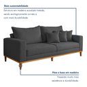 Ver imagem 4 de Sofá 2 Lugares 190cm Viena