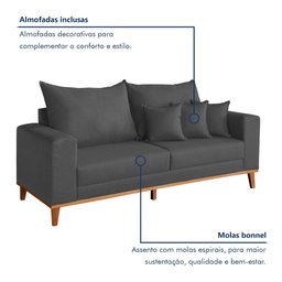Sofá 2 Lugares 190cm Viena - 5