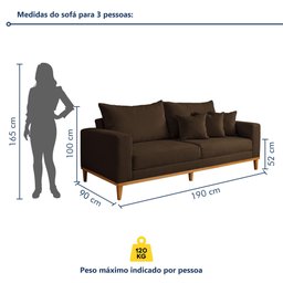 Sofá 2 Lugares 190cm Viena - 3