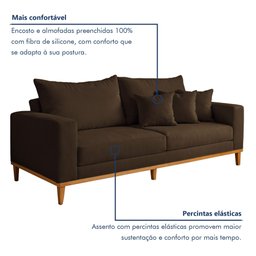 Sofá 2 Lugares 190cm Viena - 5