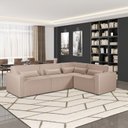 Ver imagem 1 de Sofá de Canto 4 Lugares 284cm Linho Lutz Yescasa