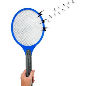Raquete Elétrica Mata Mosquito Insetos Moscas Recarregável 110/220v